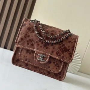 Chanel 26ss 2225 Spring/Summer Vintage Resin Leather Flip Tofu Handbags