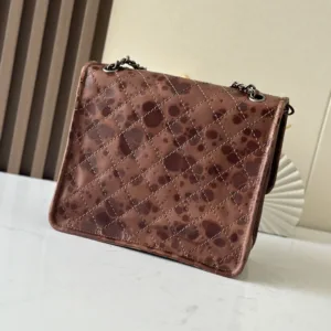 Chanel 26ss 2225 Spring/Summer Vintage Resin Leather Flip Tofu Handbags