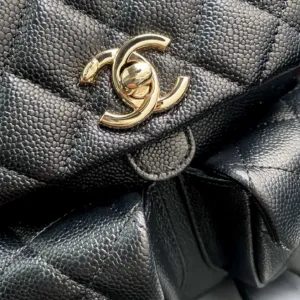 Chanel AS3787 popular double-pocket frog Dual-pocket Backpack