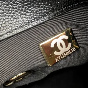 Chanel AS3787 popular double-pocket frog Dual-pocket Backpack