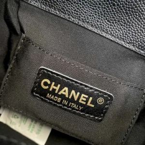 Chanel AS3860 popular double-pocket frog Dual-pocket Backpack