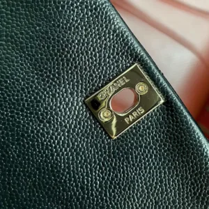 Chanel AS3860 popular double-pocket frog Dual-pocket Backpack