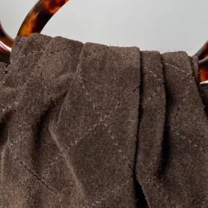 Chanel 26C AS6010 Tortoise Suede Bucket Handbags
