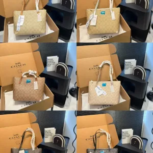 COACH 7002 Zip Top Tote shopping hand bags