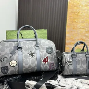 COACH's new Venturer badge travel bags