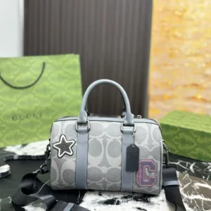 COACH’s new Venturer badge travel bags