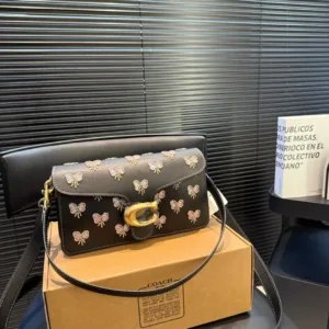 Coach 12 new crystal butterfly tabby tote hand bags