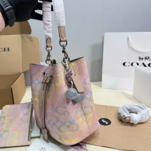 Coach Rainbow Rowan Bucket handbags
