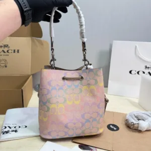 Coach Rainbow Rowan Bucket handbags