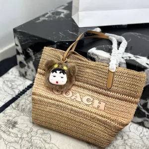 Coach Beach Eco friendly Woven Tote Handbags