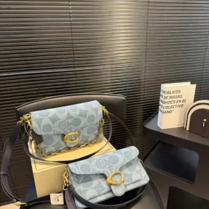 Coach denim collision Clot Tabby 26 tote hand bags