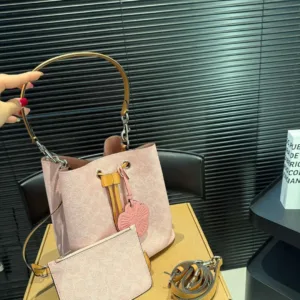 Coach s2622Ty Money Bucket Limited Pink Tote Handbags