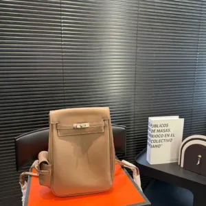Hermes Kelly Jump Swift leather backpack
