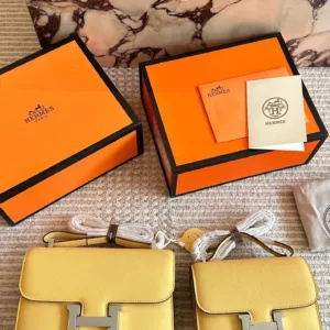 Hermes Palm Pattern Cow Leather Tote Hand bags