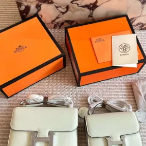 Hermes Palm Pattern Cow Leather Tote Hand bags