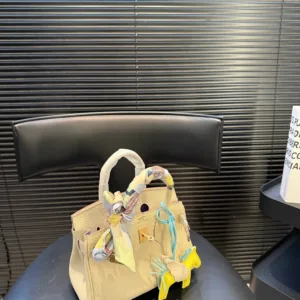 Hermes Platinum 20 tone Inner Togo Tote Hand Bags