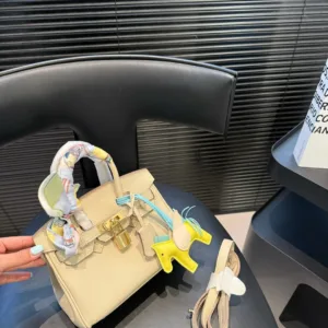 Hermes Platinum 20 tone Inner Togo Tote Hand Bags