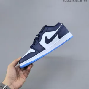 Air Jordan 1 Low Striped AJ1 Low Top Casual Board Shoes
