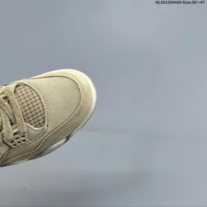Air Jordan 4 Retro “Cozy Girl” Desert Yellow Sneakers
