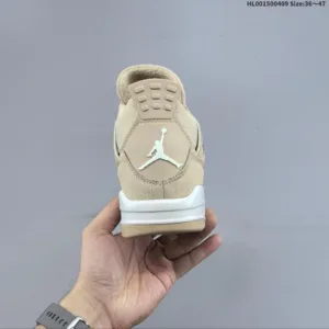Air Jordan 4 Retro “Cozy Girl” Desert Yellow Sneakers