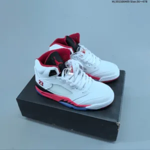 Air Jordan 5 Retro "Yellow Multi" High Top Sneakers