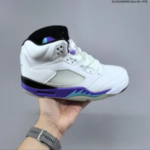 Air Jordan 5 Retro “Yellow Multi” High Top Sneakers