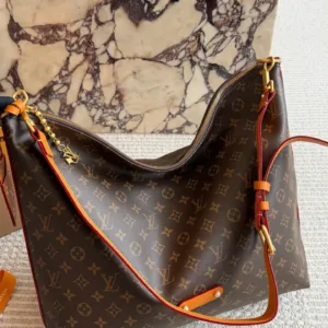 LV 26ss early autumn Damier Denim Hobo Handbags