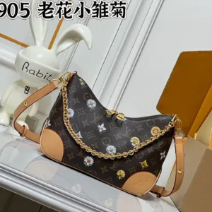 M10905 M45832 M45831 Monogram Natural Boulogne PM Shoulder Handbags