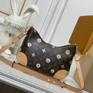 M10905 M45832 M45831 Monogram Natural Boulogne PM Shoulder Handbags