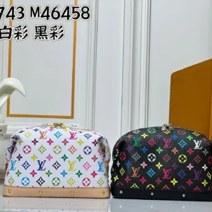 M13743 M46458 LV x TM Cosmetic Pouch GM Handbags