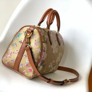M21317 Speedy Bandoulière 25 Gold Flower Garden handbags