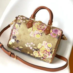 M21317 Speedy Bandoulière 25 Gold Flower Garden handbags