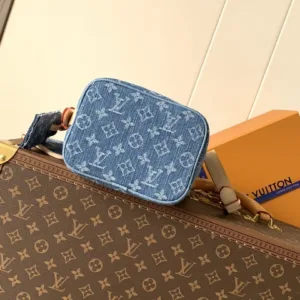 M28107 All In BB Monogram Denim Blue handbags