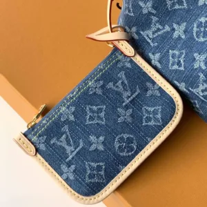 M28107 All In BB Monogram Denim Blue handbags