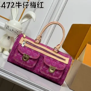 M44472 Baggy Gm Monogram Denim Buggy GM 2way Shoulder handbags
