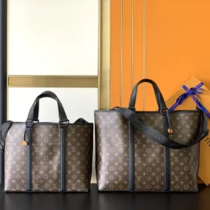 M45734 M45733 Monogram Macassar Week-End Tote GM Handbags