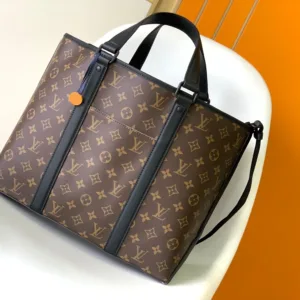 M45734 M45733 Monogram Macassar Week-End Tote GM Handbags