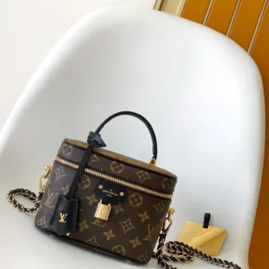 M47128 Vanity PM Monogram Reverse Canvas Women’s Handbags