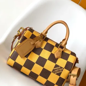 N40584 Speedy 25 Bandoulière Damier Pop Yellow For Men