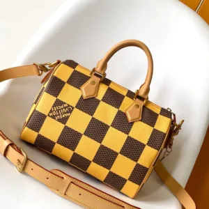 N40584 Speedy 25 Bandoulière Damier Pop Yellow For Men