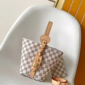 N40855 womens All In BB Damier Azur Canvas Handbags