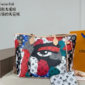 L&V new Neverfull shopping bags