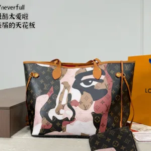 L&V new Neverfull shopping bags