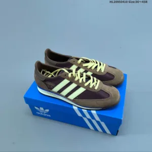 Adidas Original SL 72 RS low cut leopard print soccer casual sports shoes