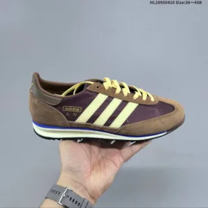 Adidas Original SL 72 RS low cut leopard print soccer casual sports shoes