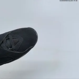 Air Jordan 8 Retro “Chrome” High Top Black Silver Sneakers