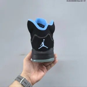 Air Jordan 5 Retro “Black University Blue” High top Sneakers