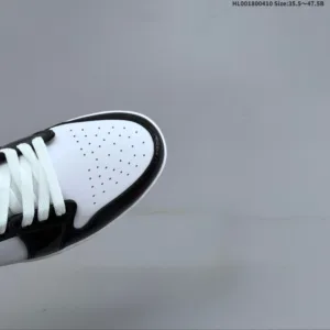 Air Jordan 1 Low “Concord” low top patent leather white black sneakers