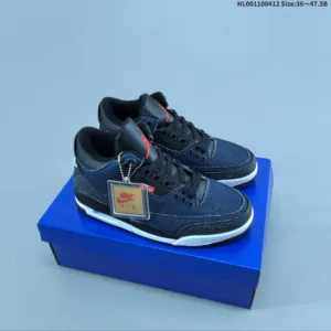 Levi's x Air Jordan 3 Sneakers