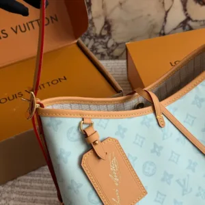 LV 130th Anniversary Glacier Blue Carryall HandBags